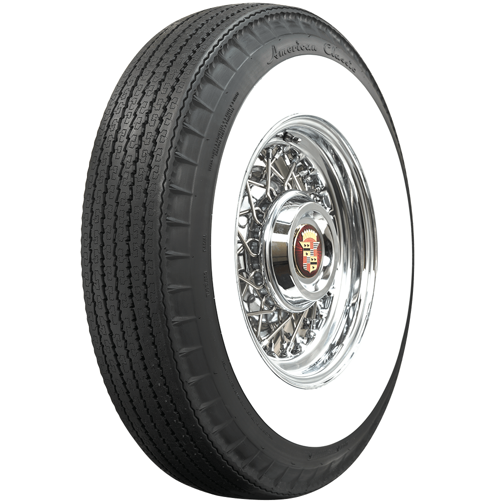 Coker 700306 820R15 AMERICAN CLASSIC 3 1/4"WW for Select Bentley S1 Series, Bentley S2 Series, Bentley S3 Series, Cadillac Commercial Chassis, Cadillac Eldorado, Cadillac Series 60 Special Fleetwood, Chrysler 300, Chrysler Imperial, Chrysler New Yorker,