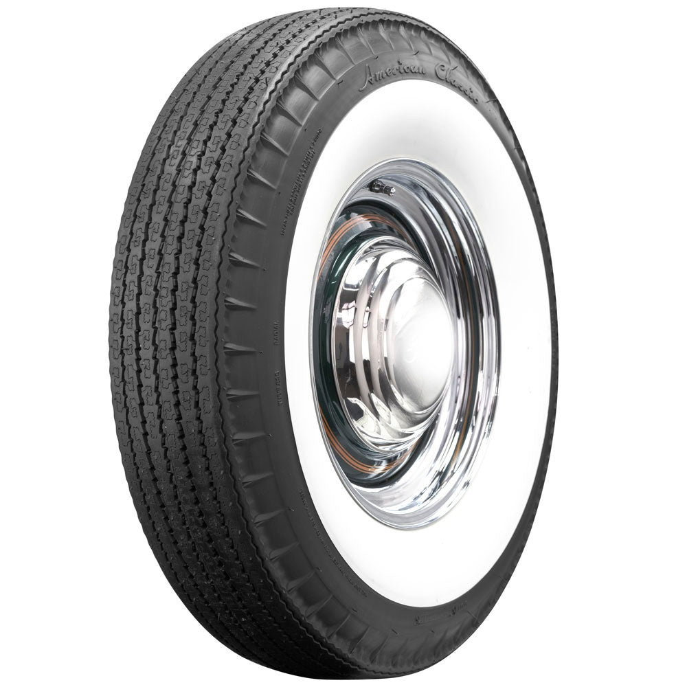 Coker 700306 820R15 AMERICAN CLASSIC 3 1/4"WW for Select Bentley S1 Series, Bentley S2 Series, Bentley S3 Series, Cadillac Commercial Chassis, Cadillac Eldorado, Cadillac Series 60 Special Fleetwood, Chrysler 300, Chrysler Imperial, Chrysler New Yorker,