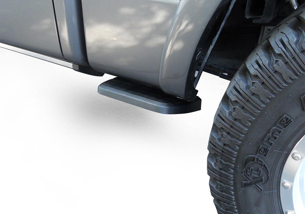 AMP Research 75421-01A Bedstep®2 Flp Dwn Side Bmpr Stp 22-26 Toyota Tundra with 6.5' Bed / 8' Bed - Gas for Select Toyota Tundra