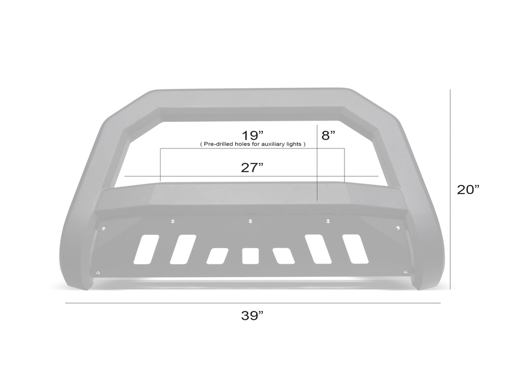 Armordillo 7169999 Bull Guard - W/Skid Plate for Select Dodge Ram 1500, Ram 1500, Ram Classic