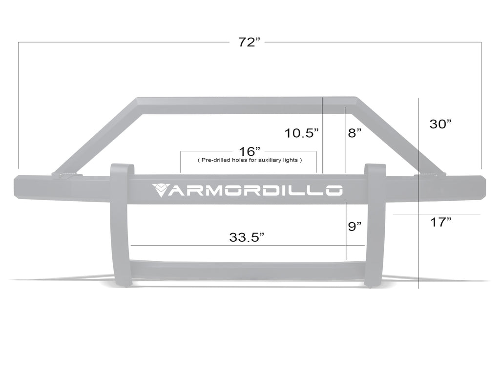Armordillo 8702161 AR2 Pre-Runner Guard for Select Toyota Tacoma