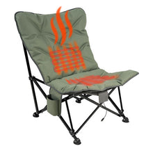 Load image into Gallery viewer, KUMA 897-KM-ACHS-SG Aurora Chair Heated w/Power Bank &amp; Bluetooth - Sage/Graphite