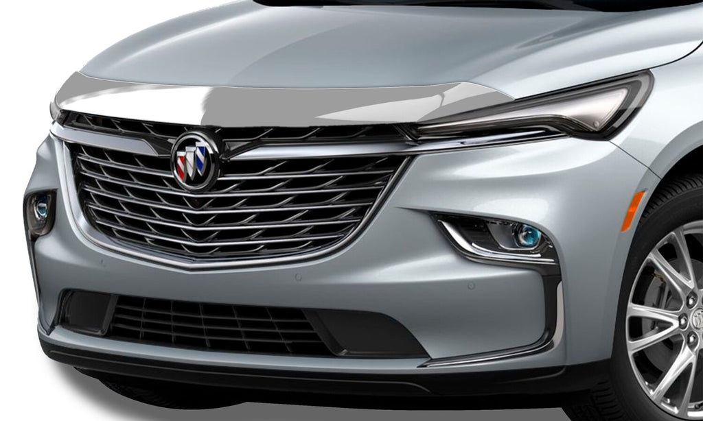 Auto Ventshade AVS 622293 Aeroskin Hood Protector; Chrome for Select Buick Enclave