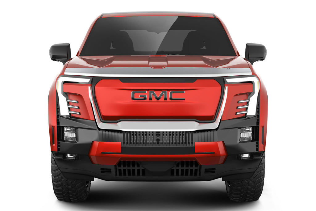 Auto Ventshade AVS 622228 Aeroskin Hood Protector; Chrome for Select GMC Sierra EV