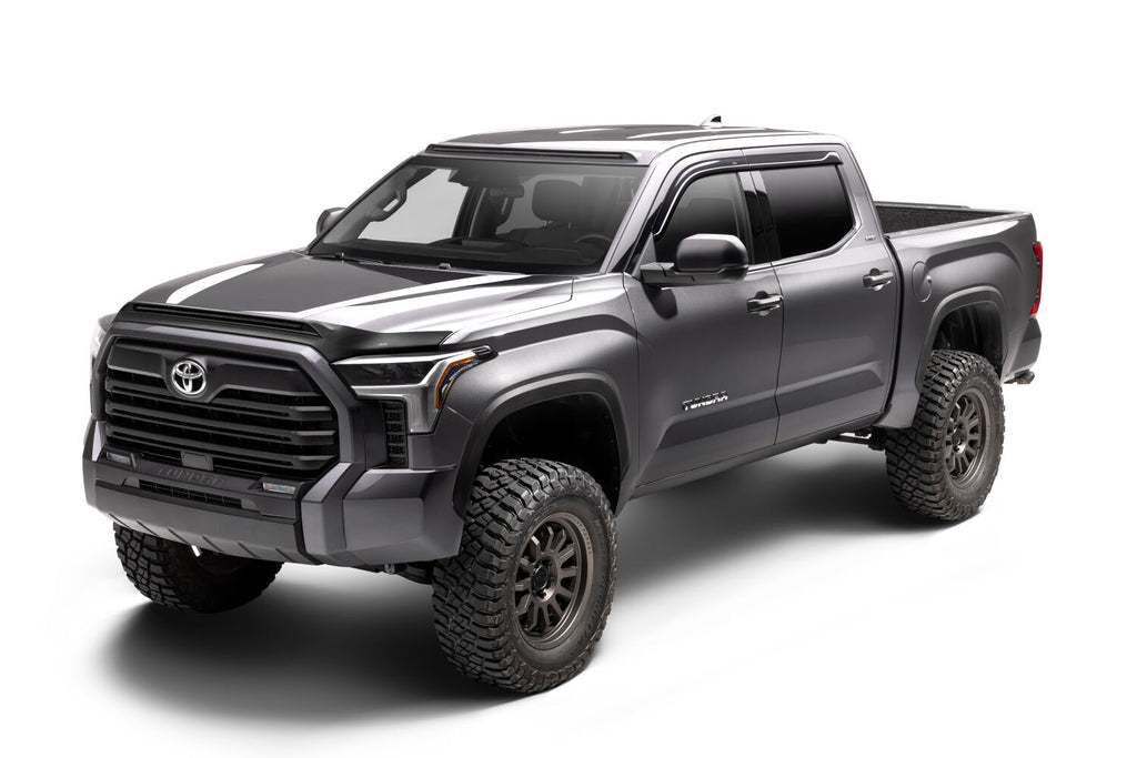 Auto Ventshade AVS 753294 Aeroskin LightShield Hood Shield; Black for Select Toyota Sequoia, Toyota Tundra
