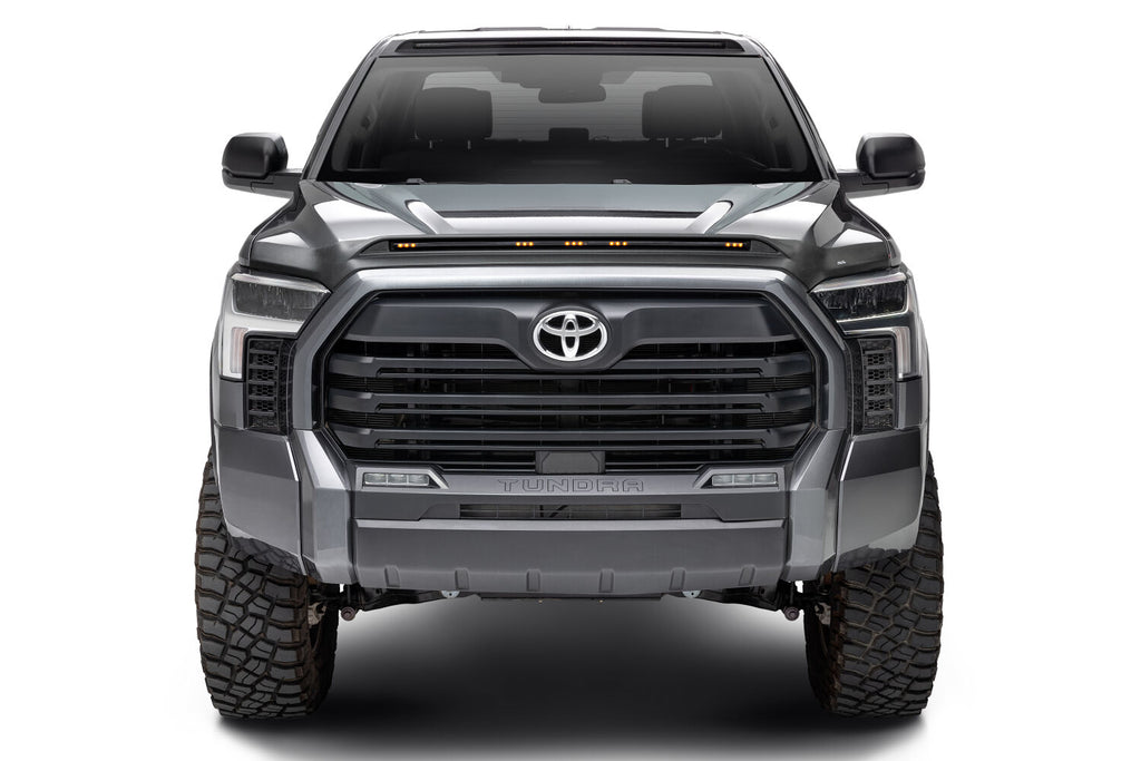 Auto Ventshade AVS 753294 Aeroskin LightShield Hood Shield; Black for Select Toyota Sequoia, Toyota Tundra