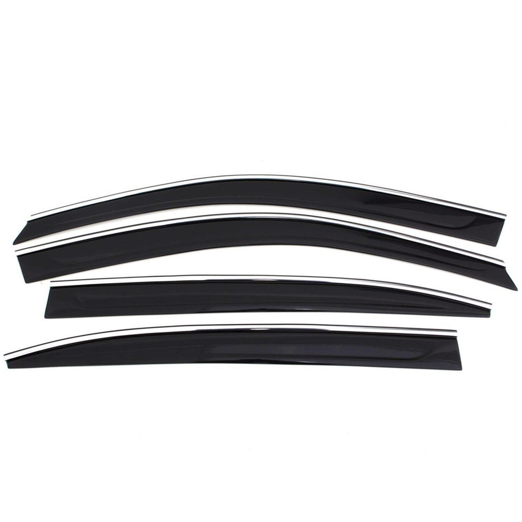 Auto Ventshade AVS 794070 Ventvisor Deflector; Smoke w/Chrome Trim; Low Profile; 4 pc. for Select Honda CR-V