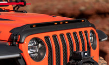 Load image into Gallery viewer, Auto Ventshade AVS 753156 Aeroskin LightShield Hood Shield; Black for Select Jeep Gladiator, Jeep Wrangler
