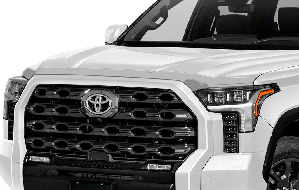 Auto Ventshade AVS 622294 Aeroskin Hood Protector; Chrome for Select Toyota Sequoia, Toyota Tundra