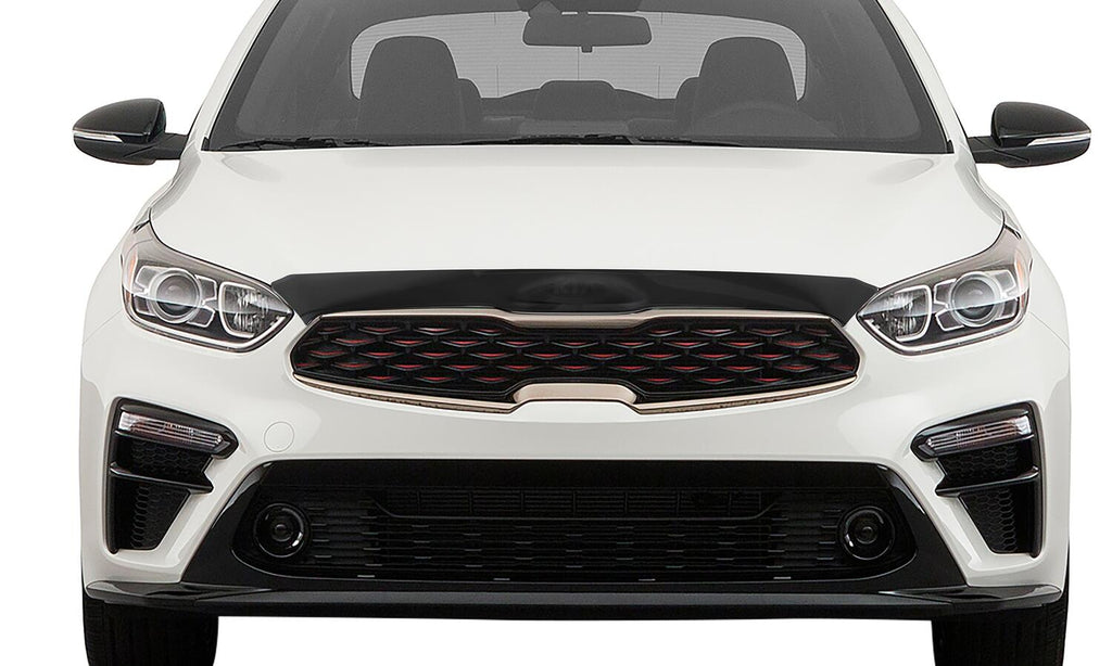 Auto Ventshade AVS 320084 Aeroskin Hood Protector; Smoke for Select Kia Forte