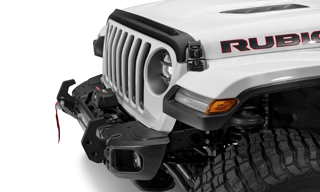 Auto Ventshade AVS 436060 Aeroskin II Hood Protector; Textured Black for Select Jeep Wrangler, Jeep Wrangler JK