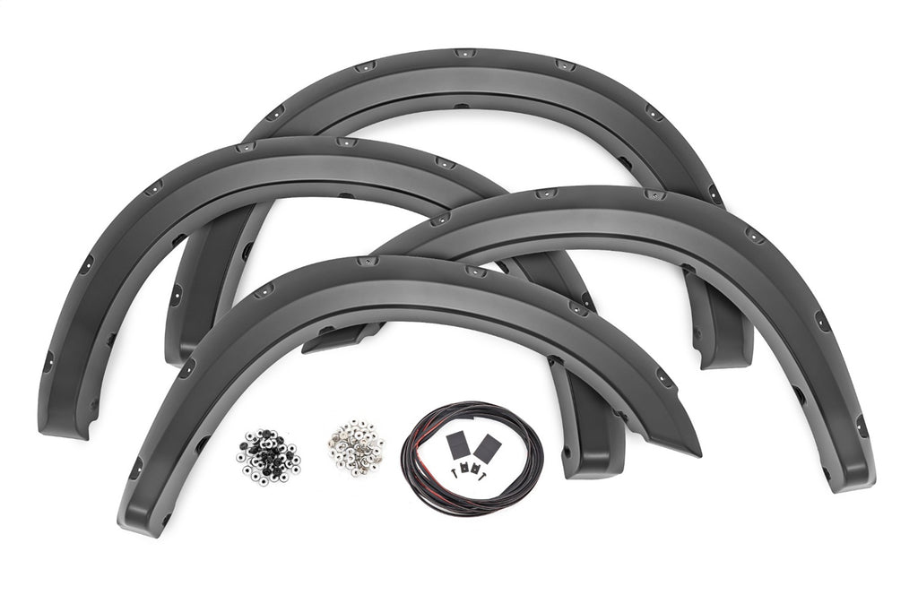 Rough Country F-D21011A-PBJ Pocket Fender Flares for Select Ram 2500, Ram