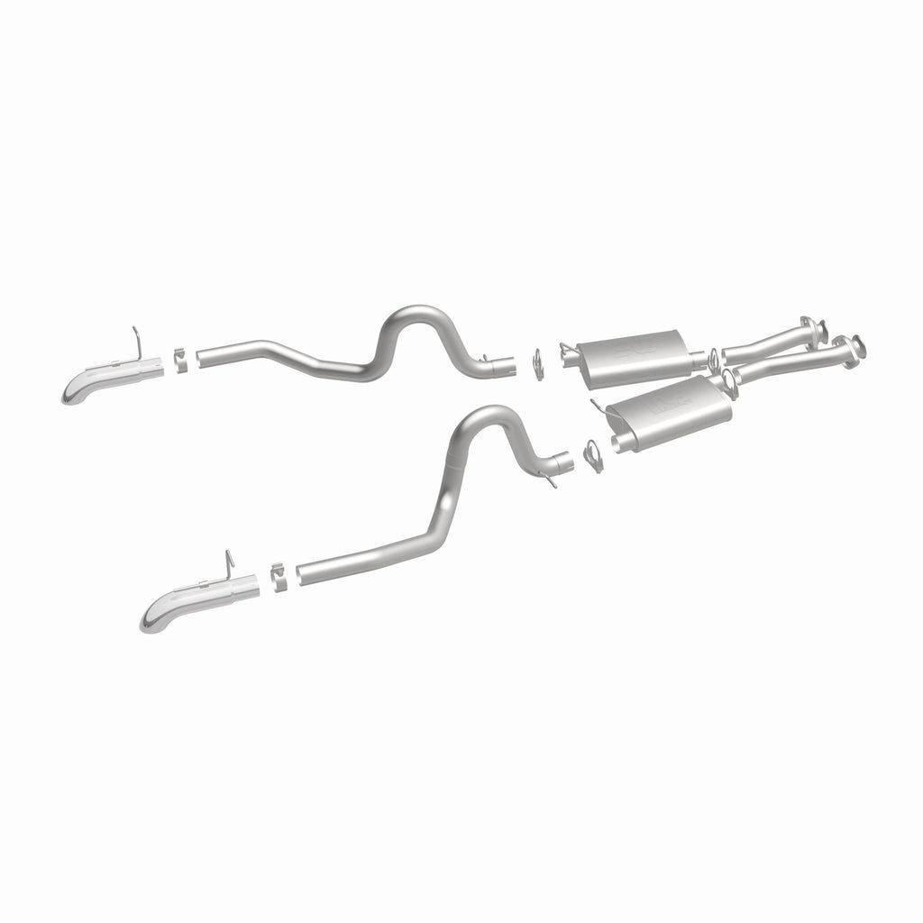 MagnaFlow Exhaust Products 15632 Street Series Polished Cat-Back System for Select Ford Mustang