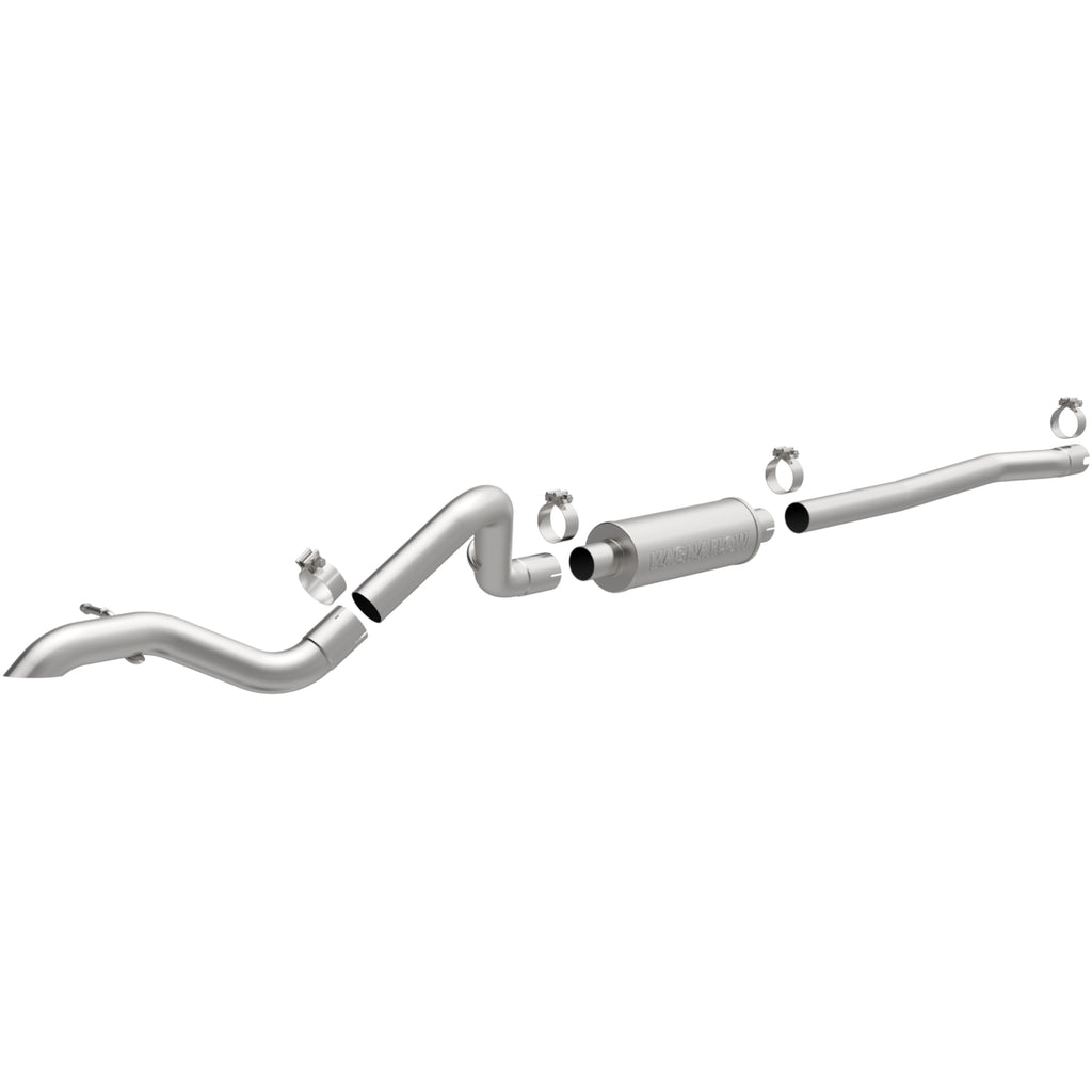 MagnaFlow Exhaust Products 15237 Rock Crawler Series Cat-Back System for Select Jeep Wrangler, Jeep Wrangler JK