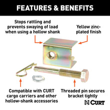 Load image into Gallery viewer, CURT 22321 CURT 22321 Anti-Rattle Hitch Pin Shim Device; Fits 2-Inch Receiver; 1/2-In Hole - Truck Part Superstore