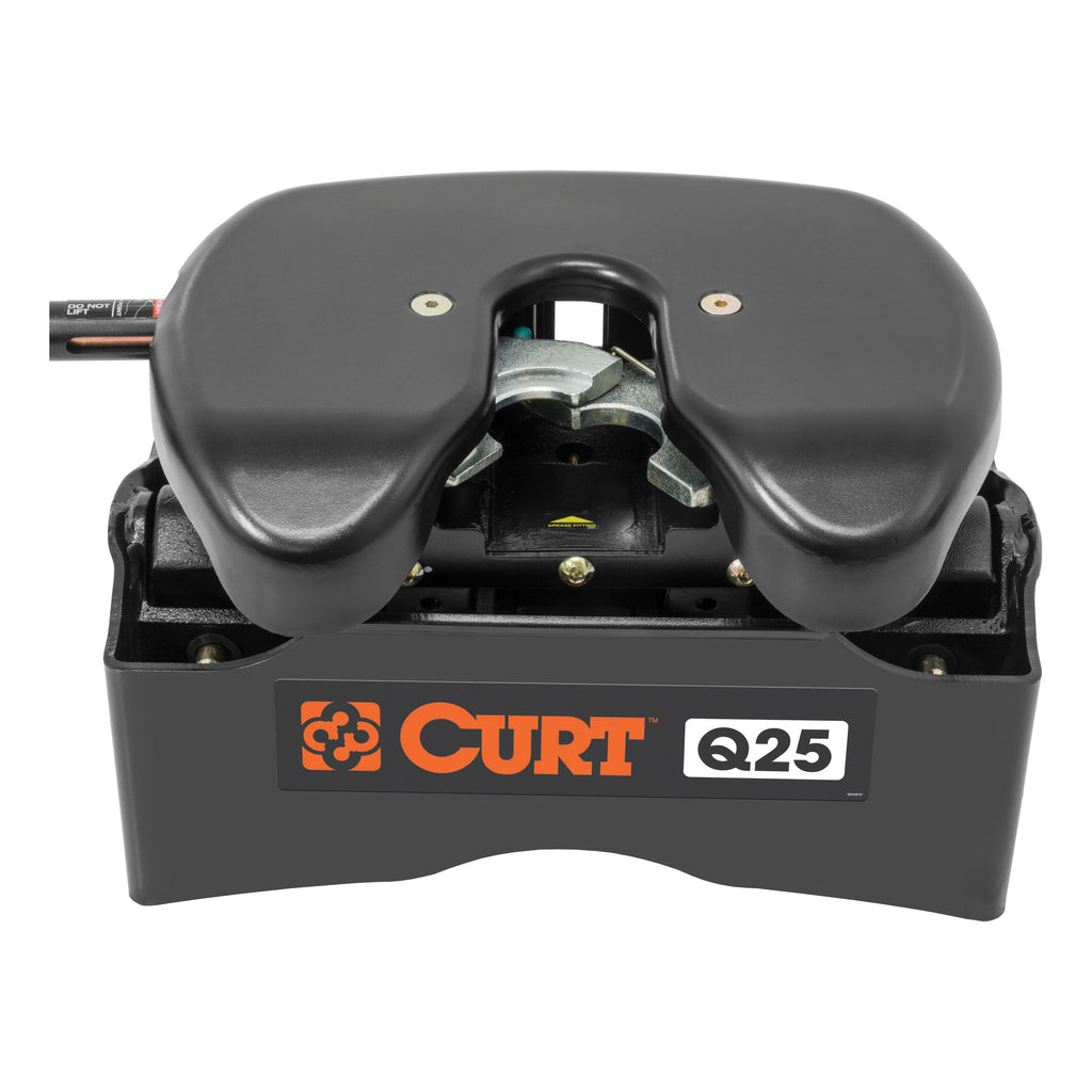 CURT 16666 Q25 Sliding 5th Wheel Hitch with Rails; 24;000 lbs. - Truck Part Superstore