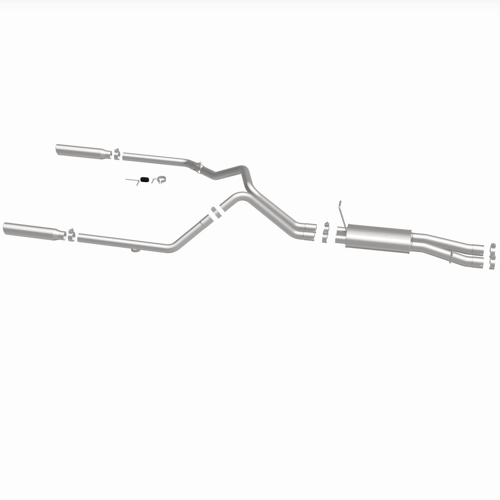 MagnaFlow Exhaust Products 15829 Street Series Polished Cat-Back System for Select Chevrolet Silverado HD, Chevrolet Silverado HD Classic, GMC Sierra HD, GMC Sierra HD Classic
