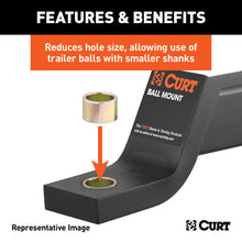 Load image into Gallery viewer, CURT 21301 Trailer Ball Reducer Bushing (From 1-3/8in. to 1-1/4in. Stem; Packaged) - Truck Part Superstore