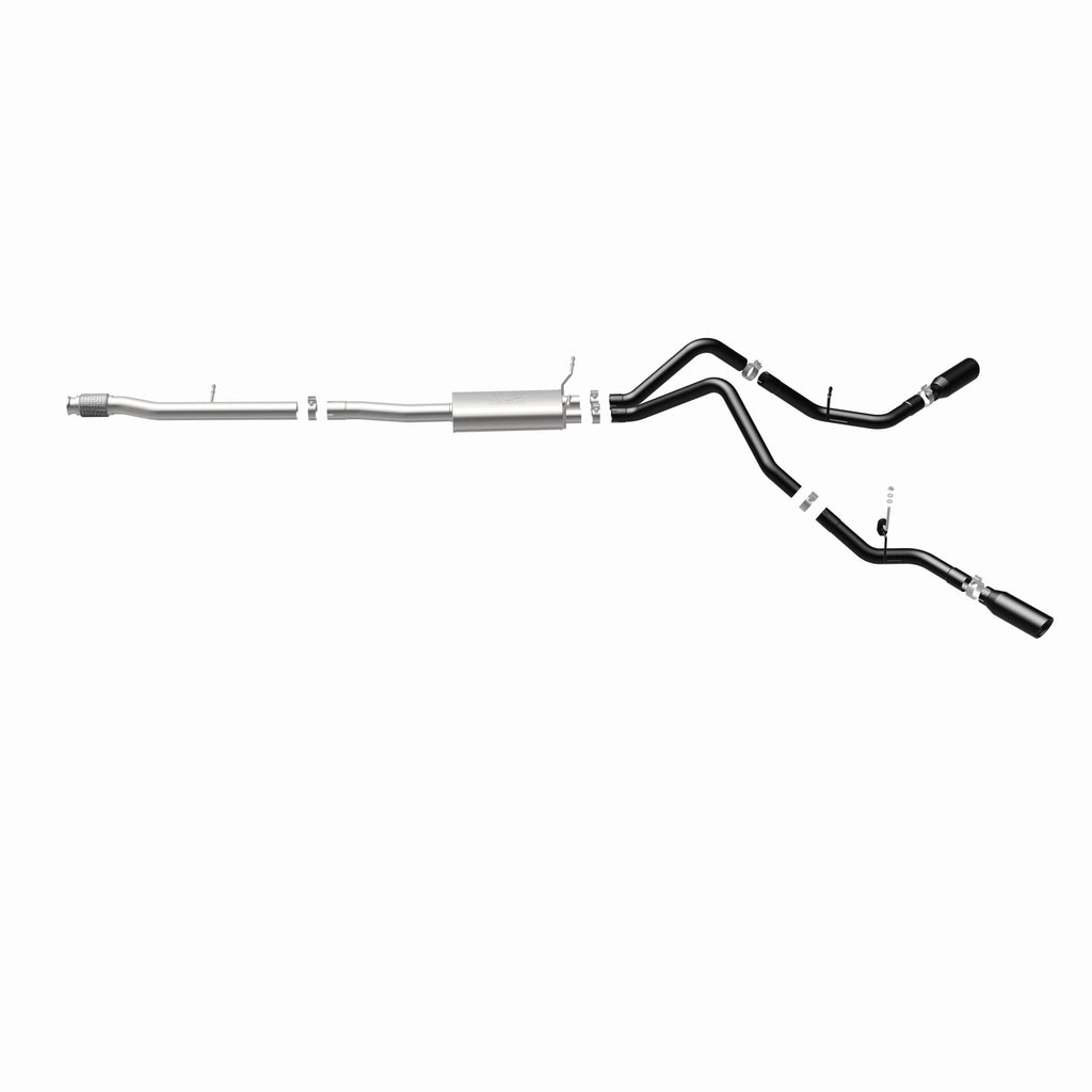 MagnaFlow Exhaust Products 15360 Street Series Black Coated Cat-Back System for Select Chevrolet Silverado 1500, Chevrolet Silverado LD, GMC Sierra 1500, GMC Sierra Limited