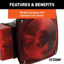 Load image into Gallery viewer, CURT 53453 Submersible Driver-Side Combination Trailer Light - Truck Part Superstore