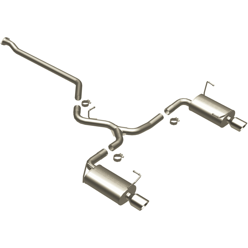 MagnaFlow Exhaust Products 16856 Street Series Polished Cat-Back System for Select Subaru Impreza