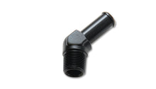 Load image into Gallery viewer, 14-Npt-To-38In-Barb-Straight-Fitting-45-Deg-Adapter---Aluminum