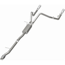 Load image into Gallery viewer, MagnaFlow Exhaust Products 15268 Street Series Polished Cat-Back System for Select Chevrolet Silverado 1500, Chevrolet Silverado LD, GMC Sierra 1500, GMC Sierra Limited