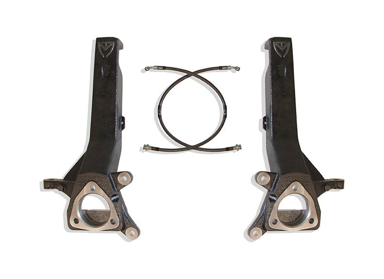 04-18-Nissan-Titan-2Wd-4In-Front-Lift-Spindles-WExtended-Dot-Compliant-Brake-Lines