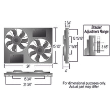 Load image into Gallery viewer, Powerpack---High-Output-Dual-11-Rad-FanAlum-Shroud-Kit-W-Pwm-Controller