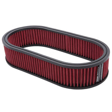 Load image into Gallery viewer, Air-Cleaner-Element-Oval-2-5In-Tall-Red-W-White-Strip