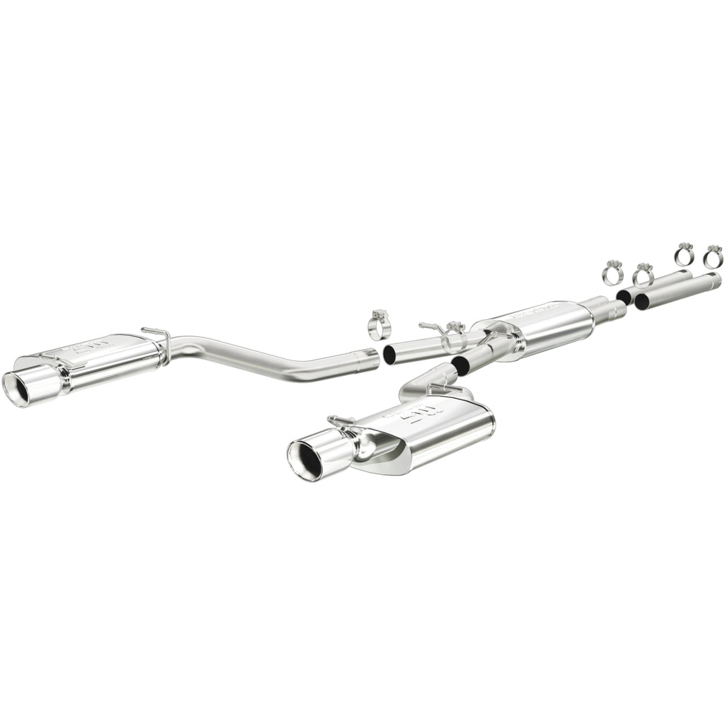 MagnaFlow Exhaust Products 15628 Street Series Polished Cat-Back System for Select Dodge Charger, Dodge Magnum