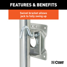 Load image into Gallery viewer, CURT 28100 Marine Jack with 6in. Wheel (1;000 lbs; 10in. Travel) - Truck Part Superstore