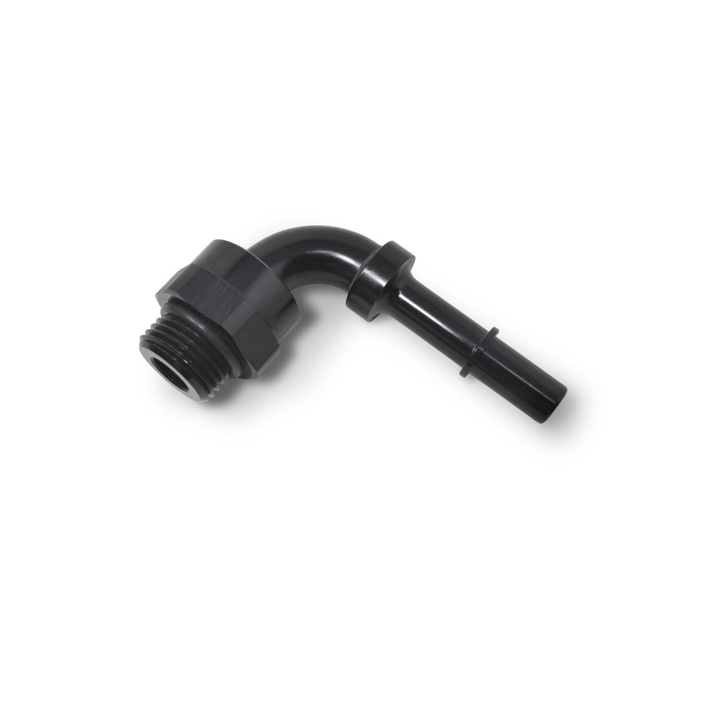 Adapt-Fitting-38-Sae-Quick-Disc-Male-To-6-Sae-Port-Male-Swivel-End-90-Deg-Blk