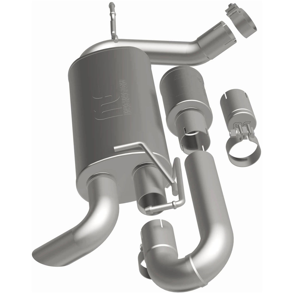 MagnaFlow Exhaust Products 19668 Overland Series Axle Back System for Select Jeep Wrangler, Jeep Wrangler JK