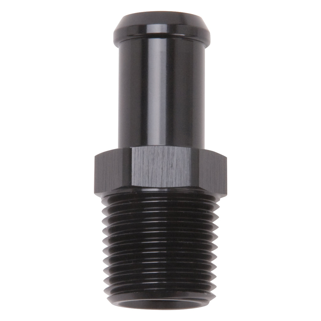 Hose-End-Straight-12In-Npt-To-58In-Barb-Black-Anodize