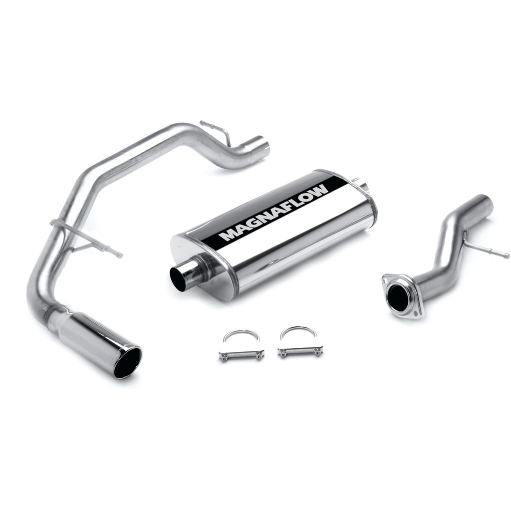 MagnaFlow Exhaust Products 15666 Street Series Polished Cat-Back System for Select Cadillac Escalade, Chevrolet Tahoe, GMC Yukon