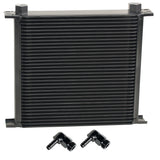 Derale 53482 34 Row Series 10000 Stack Plate Fluid Cooler, 90 degree swivel -10AN