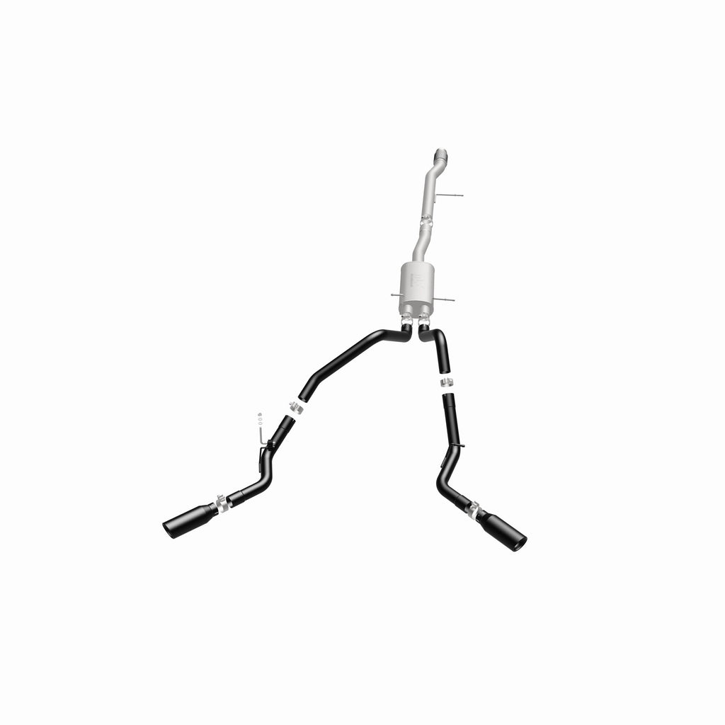 MagnaFlow Exhaust Products 15360 Street Series Black Coated Cat-Back System for Select Chevrolet Silverado 1500, Chevrolet Silverado LD, GMC Sierra 1500, GMC Sierra Limited