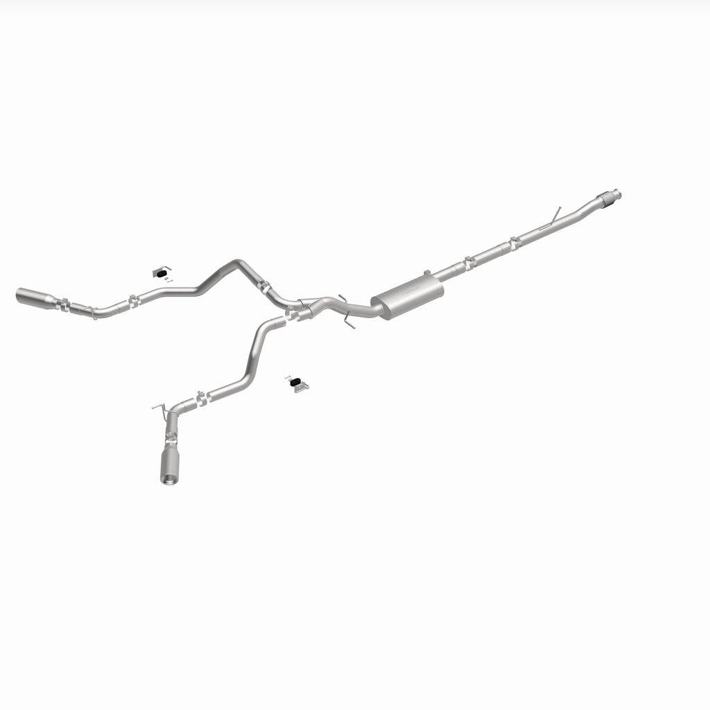 MagnaFlow Exhaust Products 19473 Street Series Polished Cat-Back System for Select Chevrolet Silverado 1500, Chevrolet Silverado LTD, GMC Sierra 1500, GMC Sierra Limited
