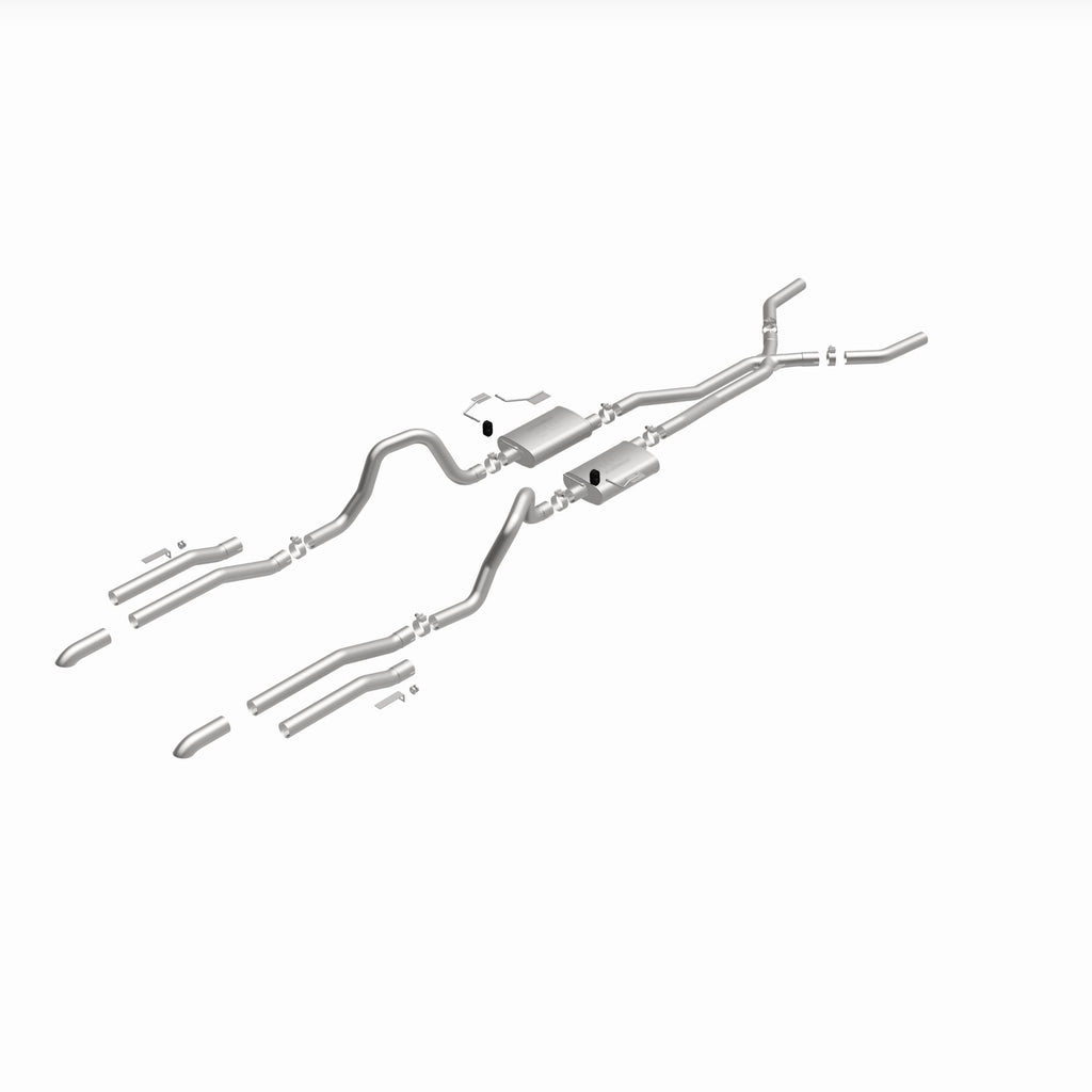 MagnaFlow Exhaust Products 19303 Street Series Polished System for Select Chrysler Cordoba, Dodge 330, Dodge 440, Dodge Charger, Dodge Coronet, Dodge Dart, Dodge Magnum, Dodge Monaco, Dodge Polara, Plymouth Belvedere, Plymouth Fury, Plymouth GTX,