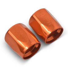Load image into Gallery viewer, Performance-2-Piece--10-An-Anodized-Full-Flow-Swivel-Hose-End-Sockets-(Qty-2)---Orange