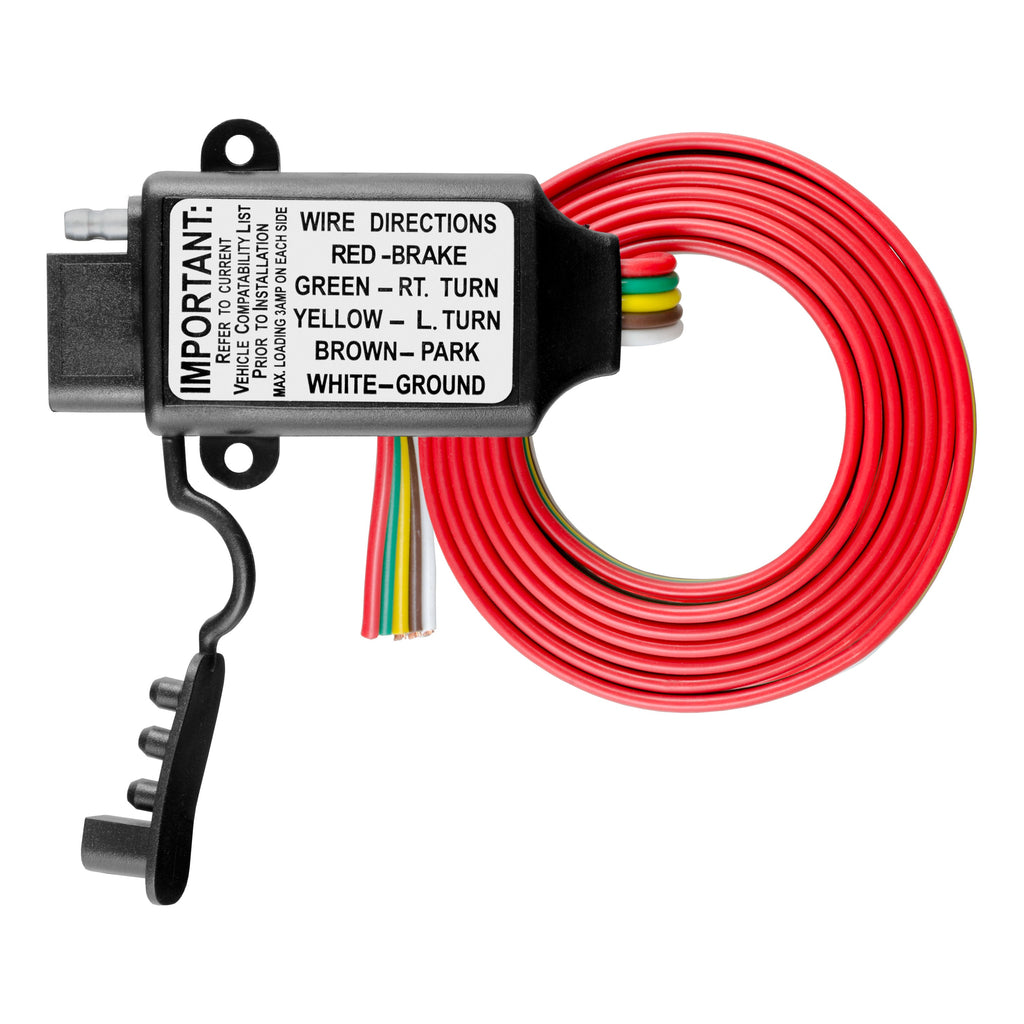 CURT 55178 Non-Powered 3-to-2-Wire Taillight Converter - Truck Part Superstore