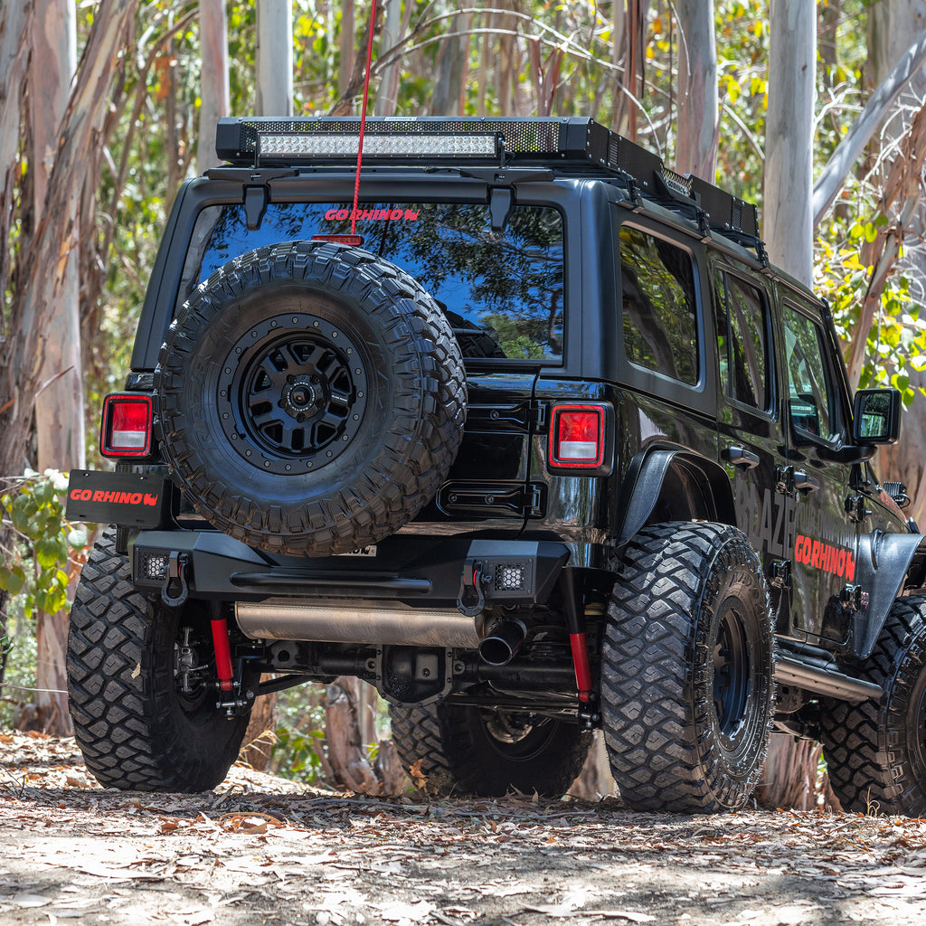 Xe-Rear-Hard-Top-Light-Mount-For-Jeep-JlJt---Fits-3-Cube,-Up-To-40-Led-Bar