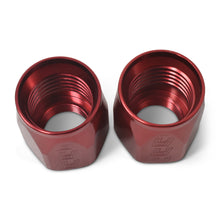 Load image into Gallery viewer, Performance-2-Piece--10-An-Full-Flow-Swivel-Hose-End-Sockets-(Qty-2)---Polished-And-Red