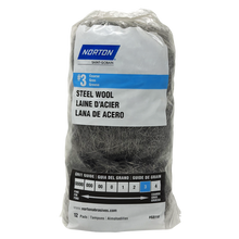 Load image into Gallery viewer, Norton 68118 Steel Wool, #3 Coarse - 12 Pads