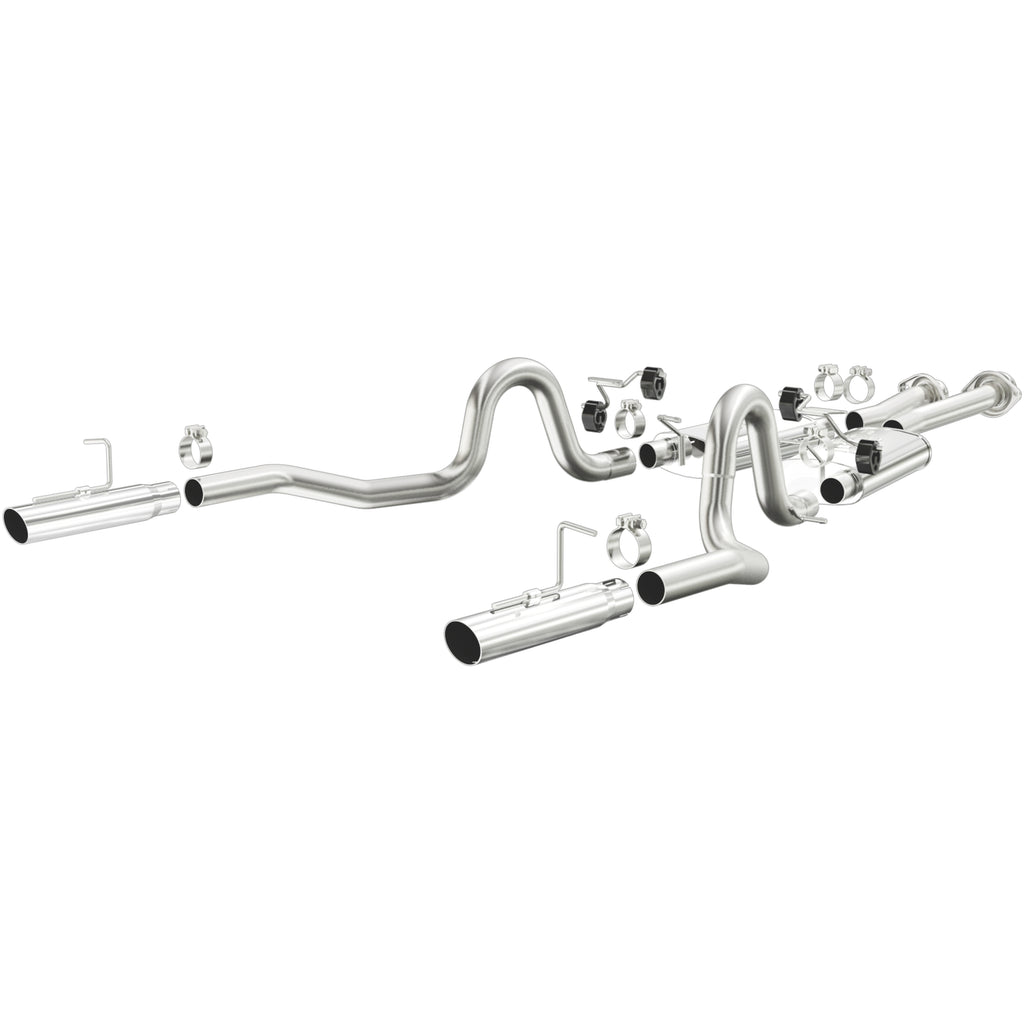 MagnaFlow Exhaust Products 15630 Street Series Polished Cat-Back System for Select Ford Mustang
