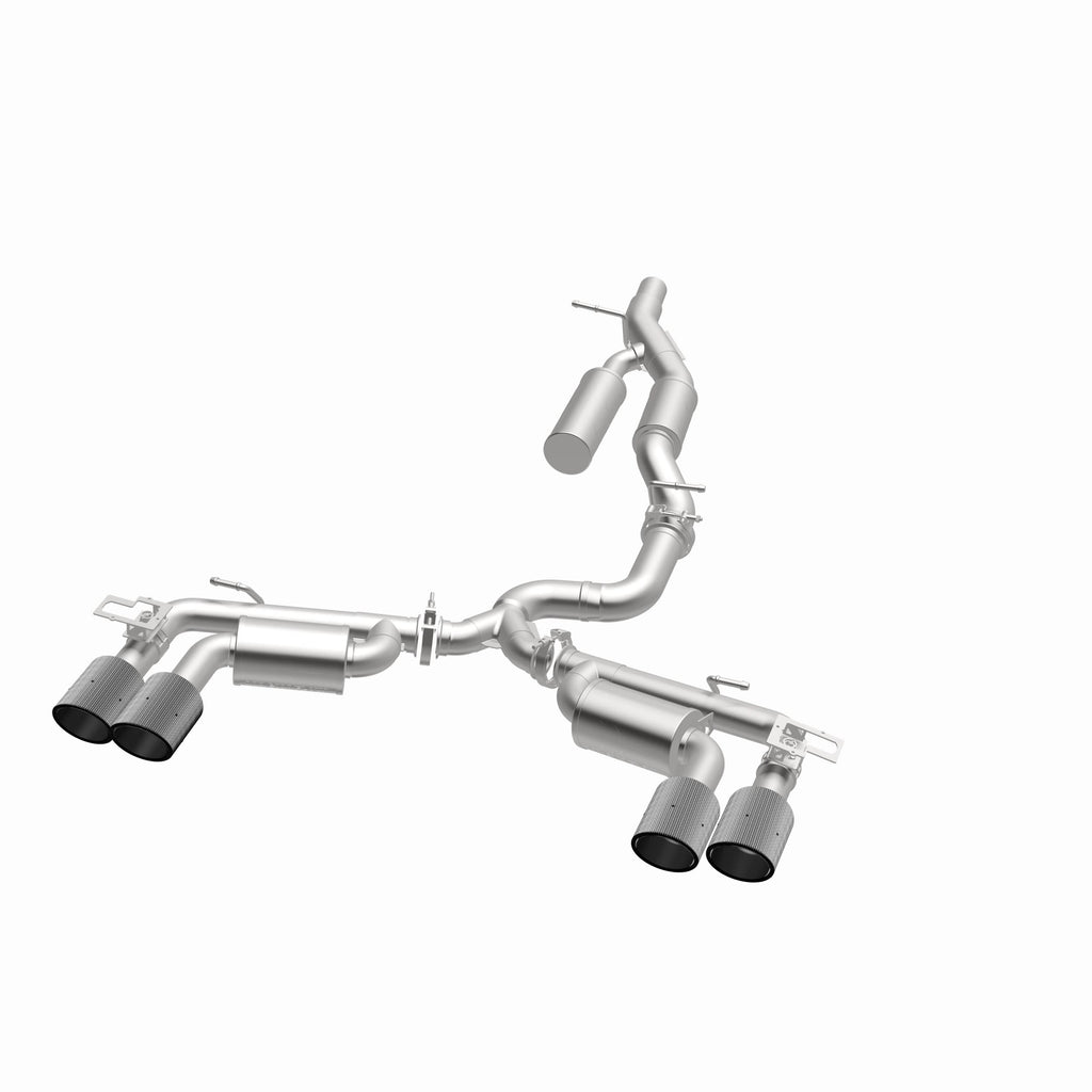 MagnaFlow Exhaust Products 19617 NEO Series Carbon Fiber Tips Cat-Back System for Select Volkswagen Golf R