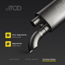 Load image into Gallery viewer, MagnaFlow Exhaust Products 14009 Universal xMOD Performance Muffler; 3in. Offset/Dual; 5x18x8 Body