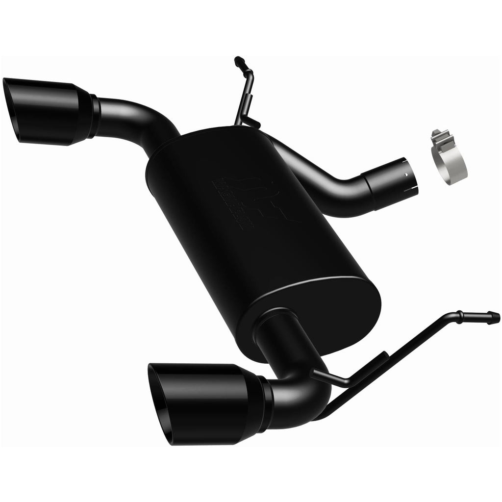 MagnaFlow Exhaust Products 15160 Street Series Black Coated Axle Back System for Select Jeep Wrangler, Jeep Wrangler JK