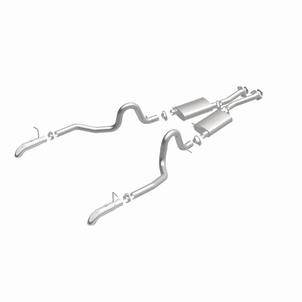 MagnaFlow Exhaust Products 15632 Street Series Polished Cat-Back System for Select Ford Mustang